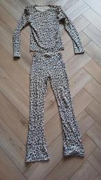 Zgan panter/luipaard pyjama maat 158/164, Ophalen of Verzenden, Zo goed als nieuw, Meisje, Nacht- of Onderkleding