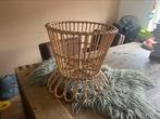 Boho bohemian rattan rotan bijzettafeltje mand babykamer, Huis en Inrichting, Tafels | Bijzettafels, Minder dan 55 cm, Rond, Ophalen of Verzenden