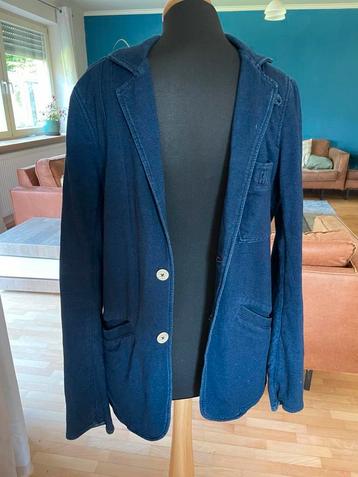 Denham blauw soepel stretch colbertje jasje katoen stof S sm beschikbaar voor biedingen