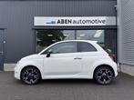 Fiat 500 1.0 70PK Hybrid Sport (PANO|CARPLAY|CLIMA|PDC), Auto's, Gebruikt, Zwart, 4 stoelen, Wit