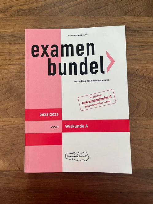 Examenbundel vwo Wiskunde A 2021/2022, Boeken, Schoolboeken, Zo goed als nieuw, Nederlands, VWO, Ophalen of Verzenden