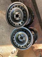 Set stalen velgen 4x100 16 inch, Ophalen, Zo goed als nieuw