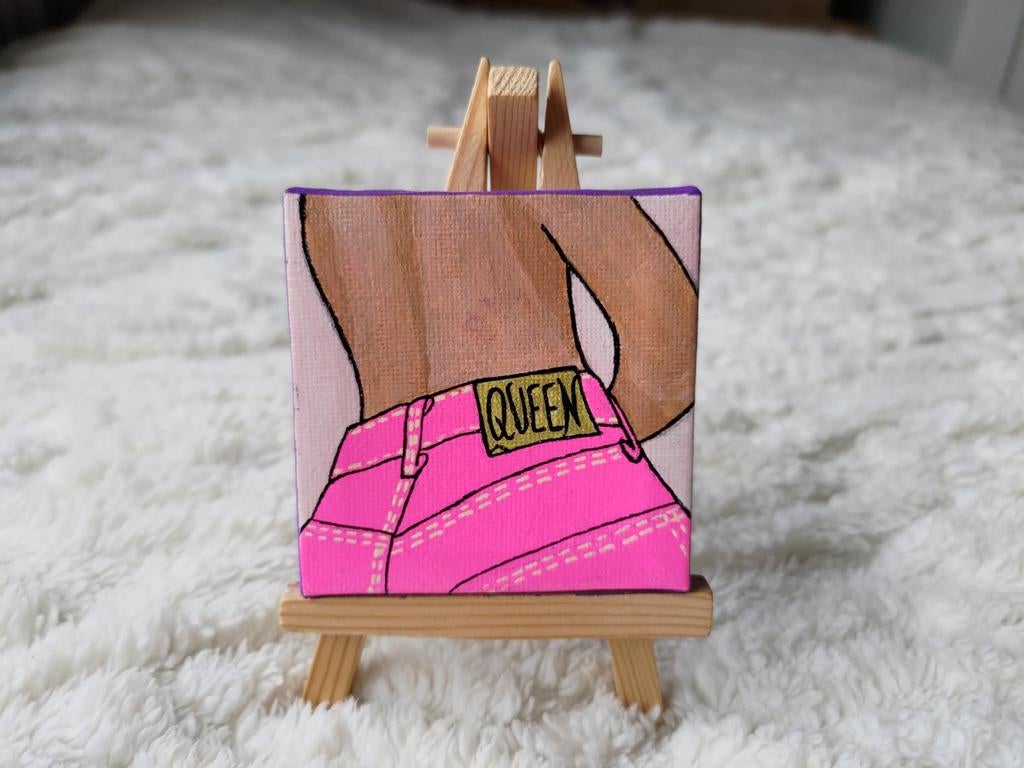 Mini Neon Kunstwerk - Handgeschilderd #4, Ophalen of Verzenden