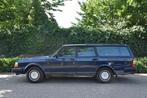 Volvo 240 2.0i Polar LPG (bj 1993), Auto's, Oldtimers, Zwart, Blauw, Origineel Nederlands, Handgeschakeld