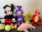 Knuffelcollectie: Mickey, Teletubbies, Tijger & Walvis, Kinderen en Baby's, Ophalen, Gebruikt, Overige typen