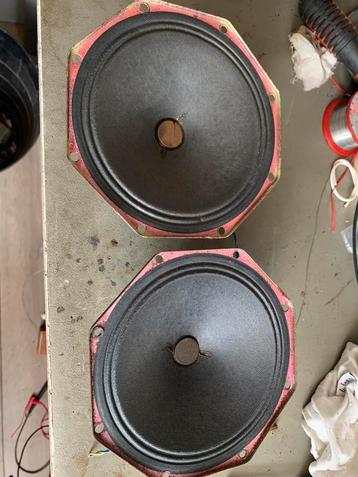 2 philips woofers lage tonen luidsprekers beschikbaar voor biedingen