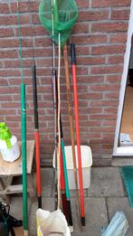 Vaste Hengels en Visnet - Diverse Materialen, Ophalen, Gebruikt, Vaste hengel