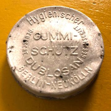 Gummi-Schütz condoomblikje condoom Wehrmacht wo2 ww2 