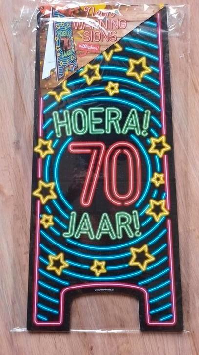 Feestslinger 70 en diverse 70 accesoires feestversiering, Hobby en Vrije tijd, Feestartikelen, Zo goed als nieuw, Versiering, Verjaardag