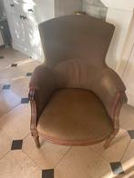 Franse Bergère Fauteuil 18e eeuw nieuwe vering, Huis en Inrichting, Fauteuils, Ophalen, Minder dan 75 cm, Zo goed als nieuw, 50 tot 75 cm