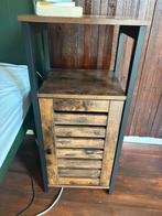 Nachtkastjes (2x) (Bedside tables (2x)), Ophalen, Zo goed als nieuw, Hout