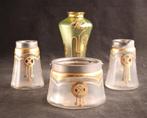 Set van antiek Jugendstil glas, Ophalen of Verzenden