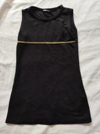 Jurkje zwart met gouden randje aan voorkant, 98-104 ophalen, Ophalen, Meisje, Zo goed als nieuw, Jurk of Rok