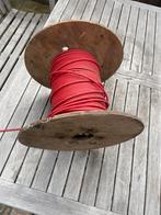 Kabel met haspel met +- 50 meter draad, Ophalen of Verzenden