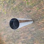 Enkelwandige buis voor houtkachel, Doe-het-zelf en Verbouw, Buizen en Afvoer, Ophalen, Overige typen, Zo goed als nieuw, Rvs