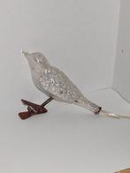 oude kerstbal transparante vogel op knijper, Ophalen, Gebruikt