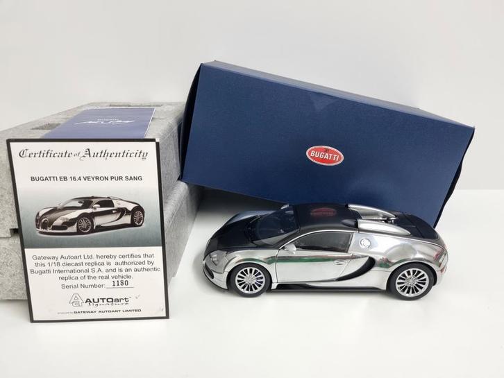 Autoart Signature
Bugatti Veyron 16.4 Pur Sang
1:18 Nieuwsta, Hobby en Vrije tijd, Modelauto's | 1:18, Nieuw, Auto, Ophalen of Verzenden