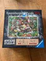 Escape puzzel Ravensburger de kas 368 st, Ophalen of Verzenden, Minder dan 500 stukjes, Gebruikt, Legpuzzel