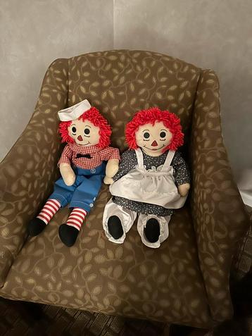 Poppen raggedy ann uit Amerika  beschikbaar voor biedingen