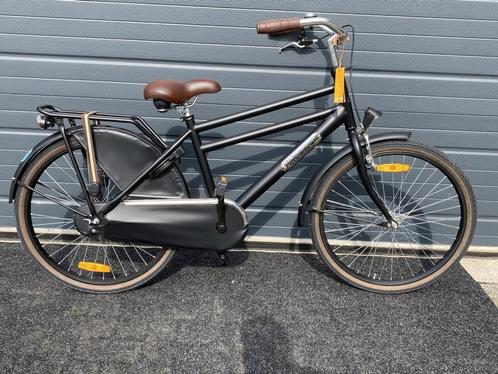 popal 24 inch mat zwart, Fietsen en Brommers, Fietsen | Jongens, Zo goed als nieuw, 24 inch, Handrem, Ophalen
