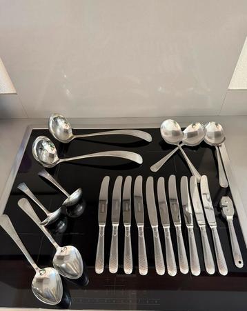 Diverse bestek delen Gero 294 soeplepel groente saus messen beschikbaar voor biedingen