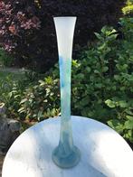 Vintage glazen halsvaas., Antiek en Kunst, Antiek | Glas en Kristal, Ophalen of Verzenden