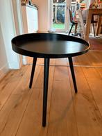 Zwarte bijzettafel driepoot - Goede staat!, Huis en Inrichting, Tafels | Bijzettafels, Ophalen, Minder dan 45 cm, Minder dan 55 cm