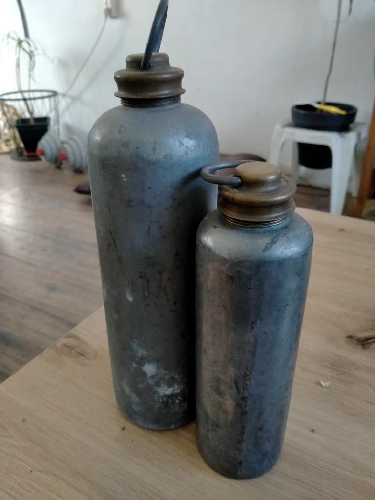 Vintage water kruiken, Ophalen of Verzenden, Overige kleuren, Glas, Minder dan 50 cm