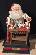 Kerstman Werkplaats Muziekdoos - Kaars met Vlam, Ophalen of Verzenden, Zo goed als nieuw