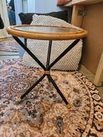 Vintage Bijzettafel - Rond, Huis en Inrichting, Tafels | Bijzettafels, Ophalen, Minder dan 45 cm, Minder dan 55 cm, Gebruikt