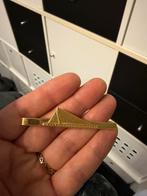 Stropdas speld Erasmusbrug Rotterdam, Ophalen of Verzenden, Zo goed als nieuw, Geel, Met patroon