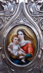 Om 1900 - 1910 GROTE Wijwaterbak WMF Art Nouveau Deco Maria, Antiek en Kunst, Ophalen of Verzenden