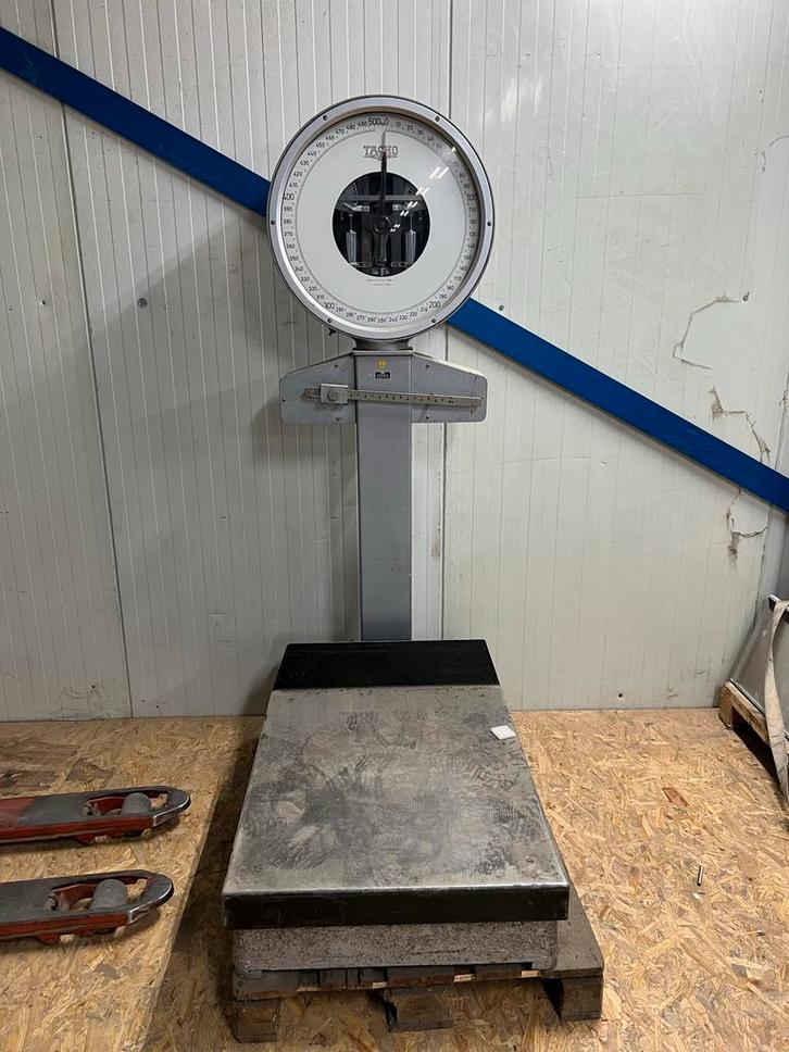 Tacho industrie Weegschaal - 25 tot 600kg, Witgoed en Apparatuur, Weegschalen, Gebruikt, Analoog, Overige typen, 500 gram of grover