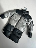 Nununu winterjas kind zwart zilver maat 6-7, Jongen of Meisje, Nununu, Ophalen of Verzenden, Zo goed als nieuw