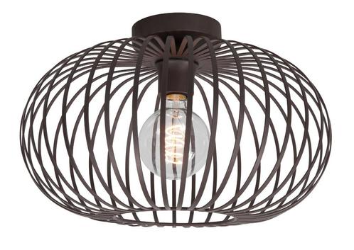 plafondlamp bruin 38cm keuken bed tafel bank hoekbank lamp, Huis en Inrichting, Lampen | Plafondlampen, Nieuw, Ophalen