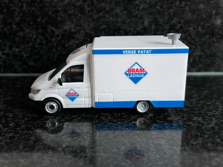 Decals transfer Bram Ladage patat frietkraam foodtruck 1:87, Hobby en Vrije tijd, Modelauto's | 1:87, Nieuw, Verzenden