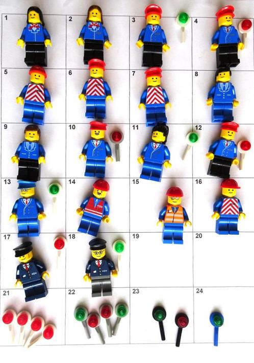 LEGO poppetjes, treinconducteur etc., Kinderen en Baby's, Speelgoed | Duplo en Lego, Zo goed als nieuw, Ophalen of Verzenden