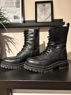 Enkellaars creator zwart leer 38, Kleding | Dames, Ophalen of Verzenden, Zo goed als nieuw, Zwart