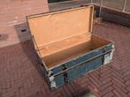 Vintage Oude Opbergkist / Reiskoffer/Dekenkist, Antiek en Kunst, Ophalen