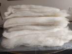 Witte wol van een Hollands bont schaap, gewassen en gekaard, Ophalen of Verzenden, Nieuw, Spinwol