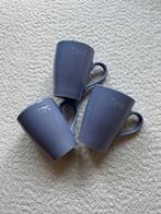 3x Lila thee kopjes Just Mugs England tea mugs purple blue, Huis en Inrichting, Keuken | Servies, Ophalen of Verzenden, Nieuw