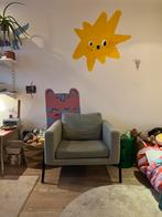 IKEA Fauteuil - Grijs/Blauw - Goede Staat!, Huis en Inrichting, Ophalen, Gebruikt, Stof, 75 tot 100 cm