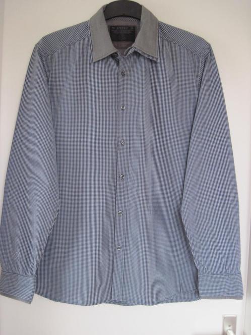 Overhemd (Esprit) Mt L, Kleding | Heren, Overhemden, Gedragen, Halswijdte 41/42 (L), Blauw, Ophalen of Verzenden