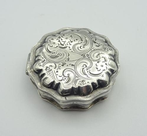 Pillendoosje, Hollands. antiek, zilver., Antiek en Kunst, Antiek | Goud en Zilver, Zilver, Verzenden