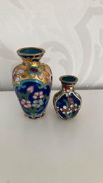 Vintage - set van 2 Chinese miniatuur vaas - cloisonne, Antiek en Kunst, Antiek | Vazen, Ophalen of Verzenden