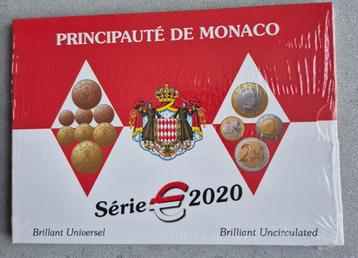 Monaco Bu set 2020 1 cent t/m 2 euromunt nieuwe gesealde set beschikbaar voor biedingen
