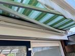 Elektrisch zonnescherm met knikarm, crème,, Ophalen, 450 cm of meer, Elektrisch, Zo goed als nieuw