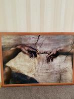 Michelangelo's Schepping van Adam - Ingelijste Poster, Ophalen