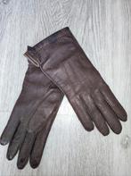 Bruine leren dames handschoenen - Maat 7 - Nieuw, Kleding | Heren, Ophalen of Verzenden, Nieuw, Bruin