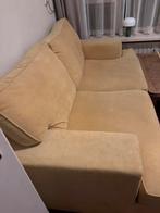 Zit/slaspbank geel, Huis en Inrichting, Banken | Sofa's en Chaises Longues, Ophalen, Gebruikt, 150 tot 200 cm, Tweepersoons